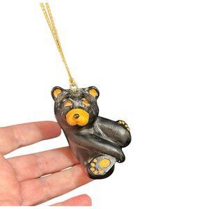 Big Sky Carvers Bear foots  by Jeff Fleming Retired Christmas Ornament 3"